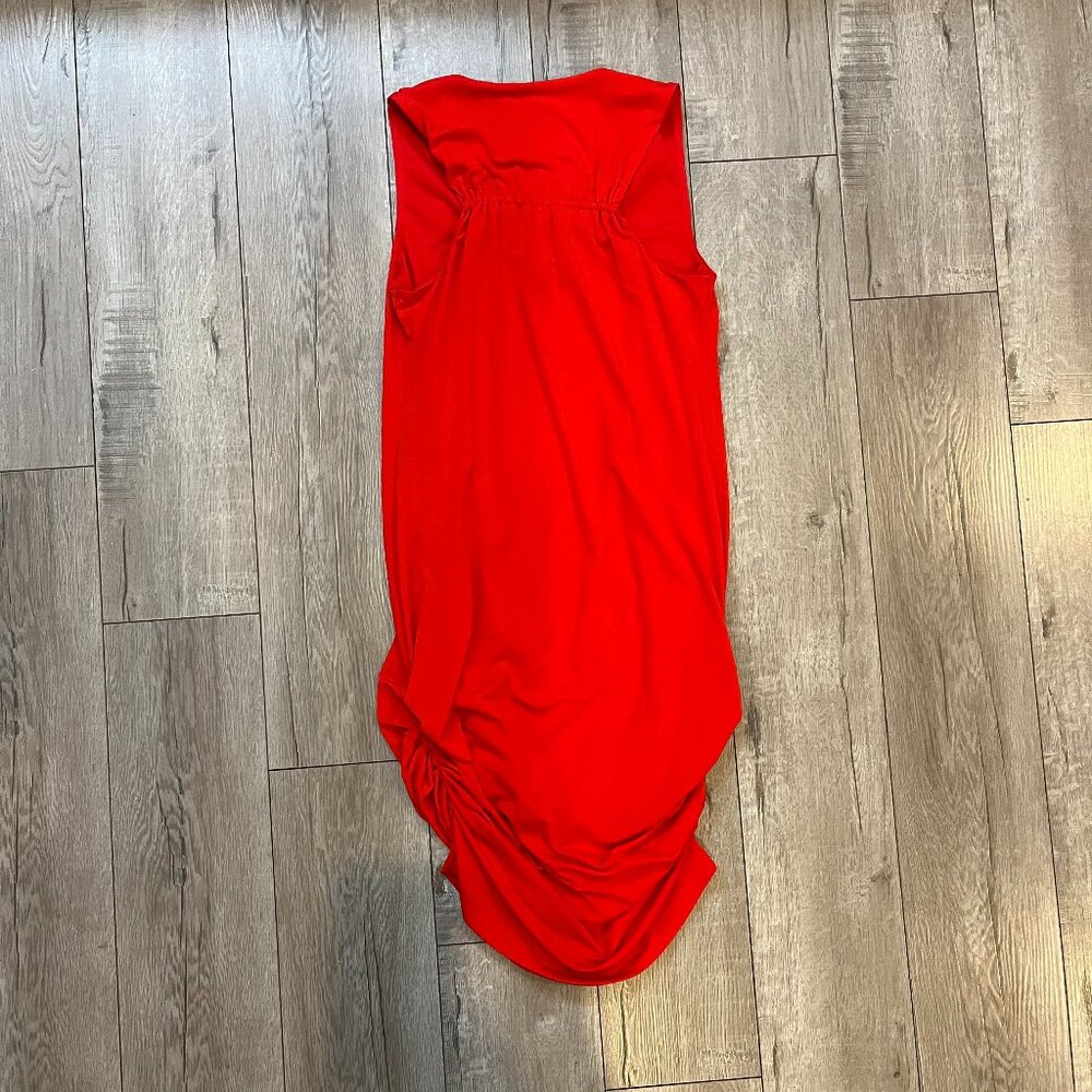 A red, midi dress, Rachel Roy, size M, lightly worn